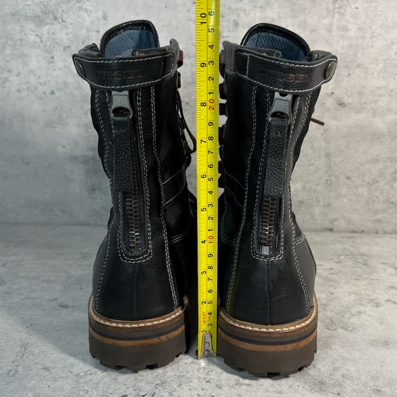 Rare Diesel The Dunes JBD combat boots in black leather size 45 - Picture 5 of 8